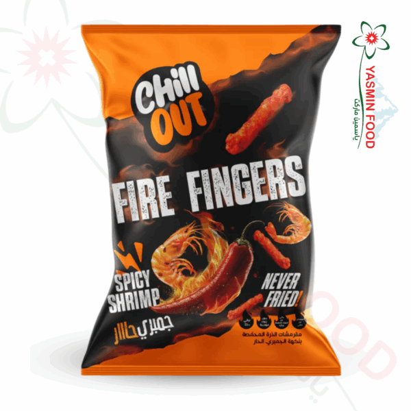 شيبس شيل اوت جمبري حار 60gr